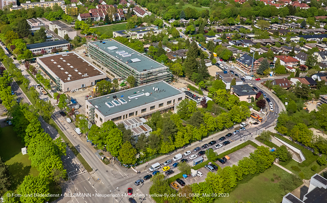 09.05.2023 - Baustelle zur Grundschule am Karl-Marx-Ring in Neuperlach